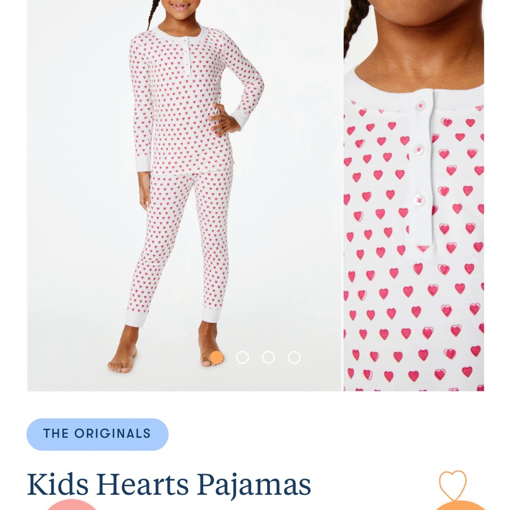 Roller Rabbit Pink Hearts Pajamas size 10